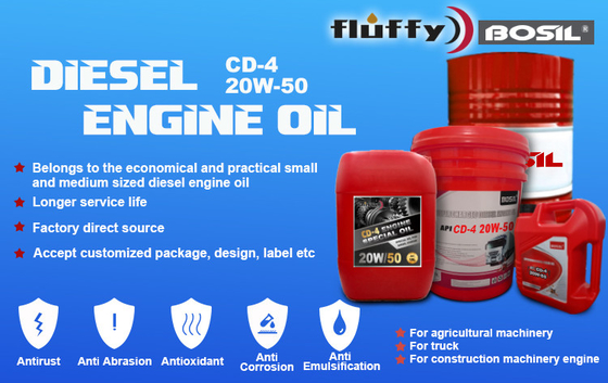 China CH-4 20W-50 Truck Agricultural Vehicles Factory Lubricants Diesel Engine Oil
