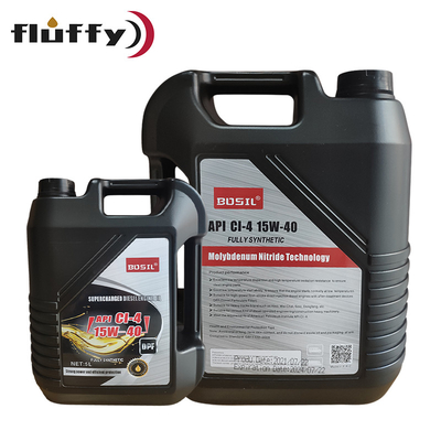 Factory China Diesel  Car Truck Use 15W-40 Lubricating Oil  BOSIL FLUFFY 15w40 Diesel Engine API CI-4 Synthetic Lubricant Oil